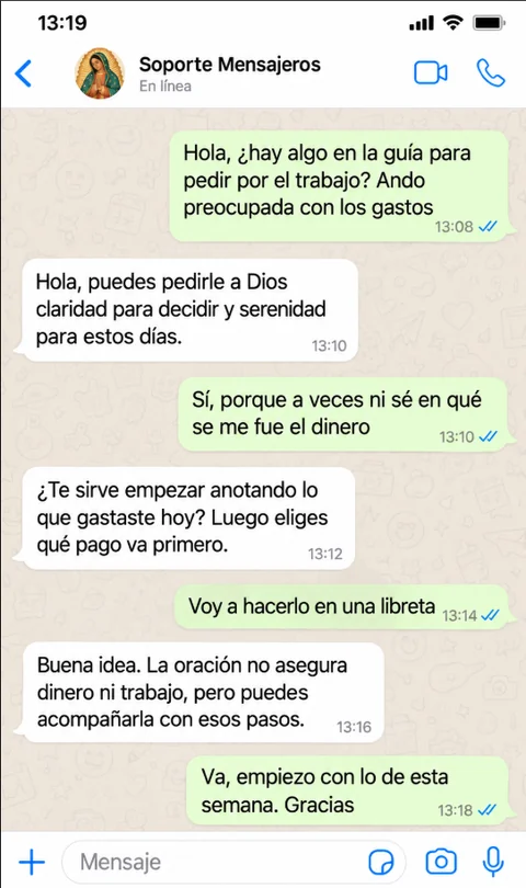 Ilustración de una conversación sobre trabalho y gastos